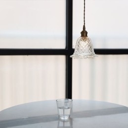 Μοντέρνο Flower Glass Κρεμαστό Φωτιστικό 1 Φωτιστικό Διακοσμητικό Φωτιστικό