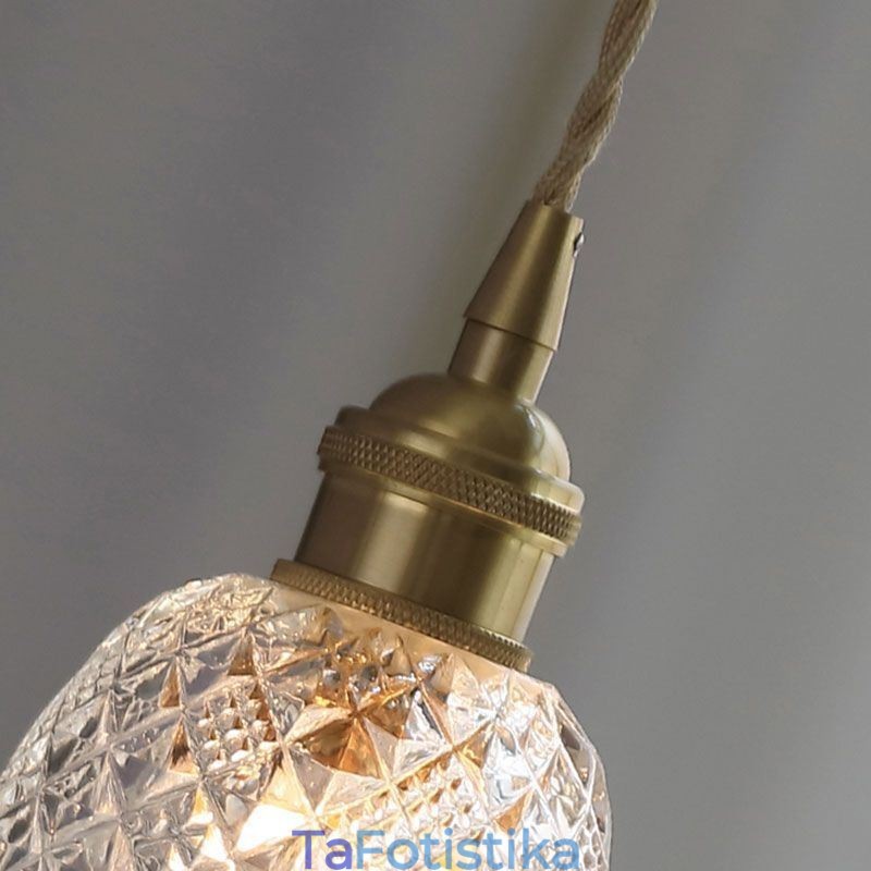 Μοντέρνο Flower Glass Κρεμαστό Φωτιστικό 1 Φωτιστικό Διακοσμητικό Φωτιστικό