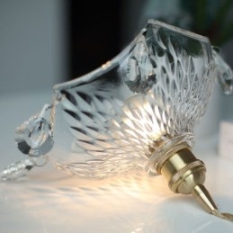 Μοντέρνο μινιμαλιστικό γυάλινο κρεμαστό φωτιστικό μονόφωτο κρεμαστό φωτιστικό