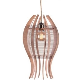 Φωτιστικό κρεμαστό ψάρι DIY Nordic Wood Fish