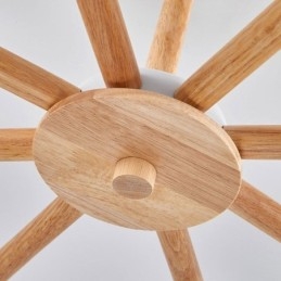 Κρεμαστό φως Nordic Macaron Creative Wood Chandelier