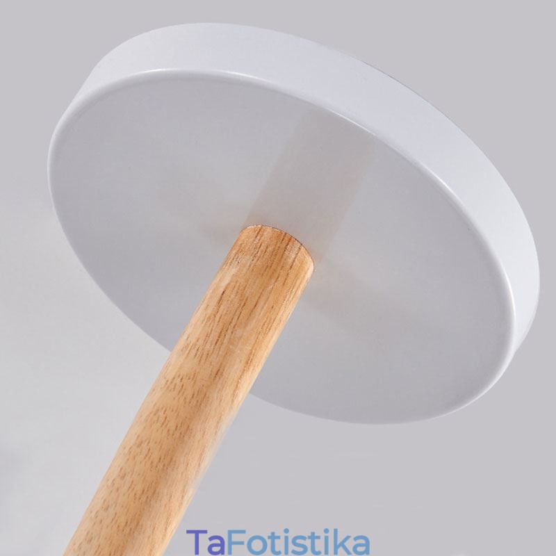 Κρεμαστό φως Nordic Macaron Creative Wood Chandelier