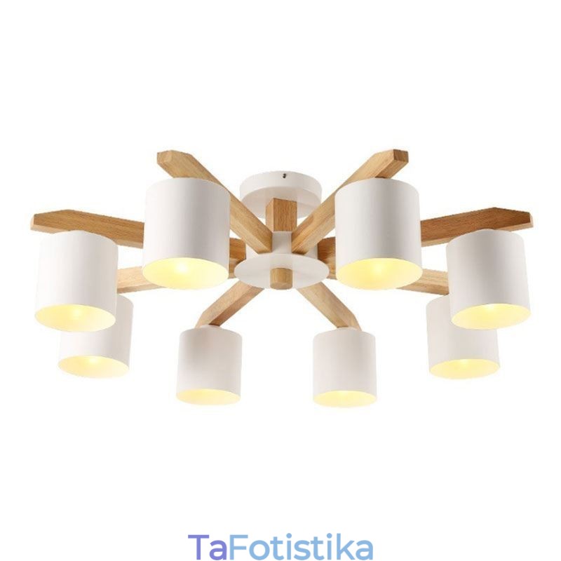 Φωτιστικό κρεμαστό κόσμημα Nordic Log Φωτιστικό Macaron