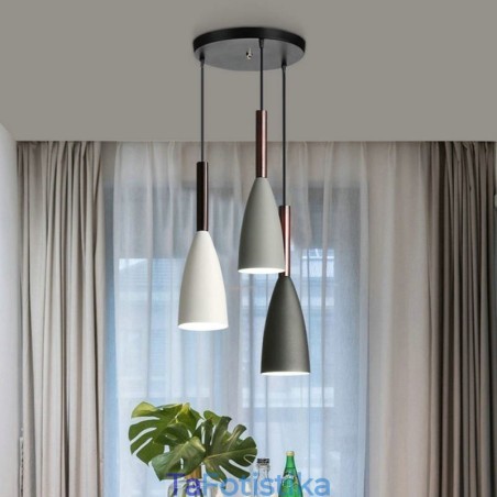 Μοντέρνο απλό κρεμαστό φωτιστικό Tri Lights Creative Art Light Fixture Cafe από αλουμίνιο Μοντέρνο απλό κρεμαστό φωτιστικό Tri Lights Creative Art Light Fixture Cafe από αλουμίνιο