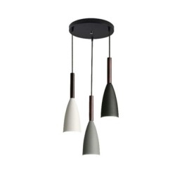 Μοντέρνο απλό κρεμαστό φωτιστικό Tri Lights Creative Art Light Fixture Cafe από αλουμίνιο