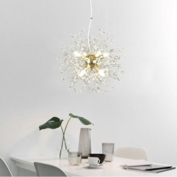 Κομψός πολυέλαιος Dandelion Crystal Pendant Light