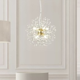 Κομψός πολυέλαιος Dandelion Crystal Pendant Light
