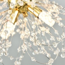 Κομψός πολυέλαιος Dandelion Crystal Pendant Light