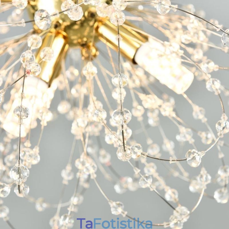 Κομψός πολυέλαιος Dandelion Crystal Pendant Light
