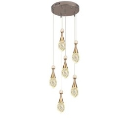 Κρεμαστό φωτιστικό από Seeded Glass Teardop Cluster