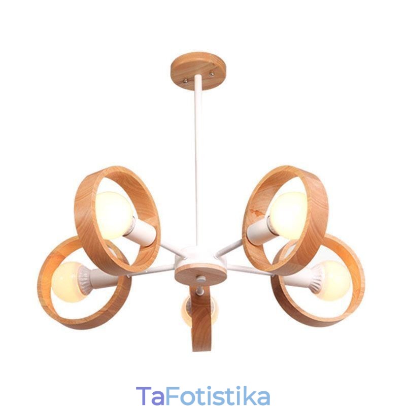 Nordic Unique Ξύλινο κρεμαστό φως