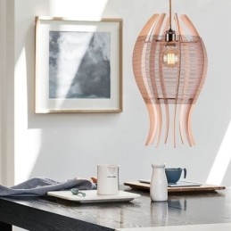 Φωτιστικό κρεμαστό ψάρι DIY Nordic Wood Fish