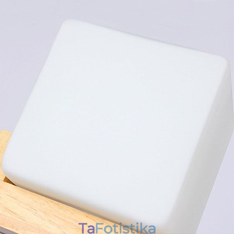 Πολυέλαιος αμπαζούρ με κρεμαστό ξύλο Nordic Wood Light Glass
