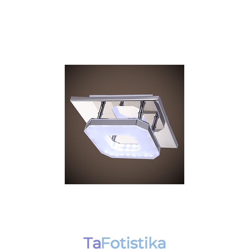 Acrylic Flush Mount 1 light Μοντέρνο ακρυλικό επιμεταλλωμένο ανοξείδωτο ατσάλι