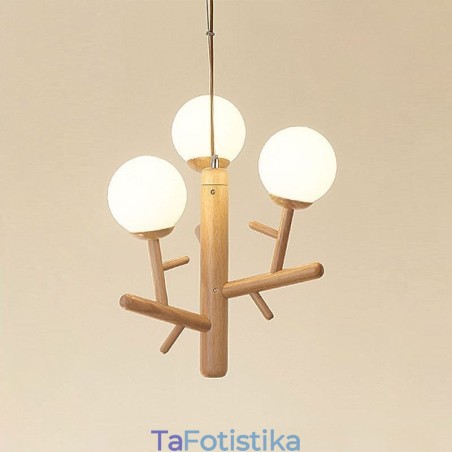 Nordic Creative Ξύλινο κρεμαστό φως Nordic Creative Ξύλινο κρεμαστό φως