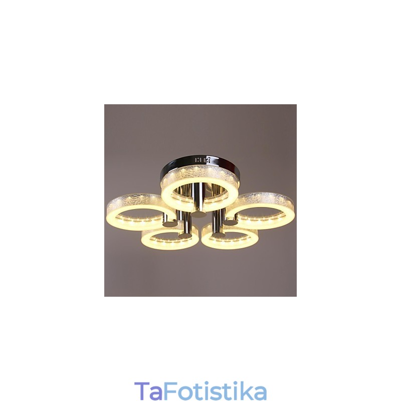 Ακρυλικός πολυέλαιος με 5 φώτα (Chrome Finish)