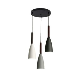 Μοντέρνο απλό κρεμαστό φωτιστικό Tri Lights Creative Art Light Fixture Cafe από αλουμίνιο