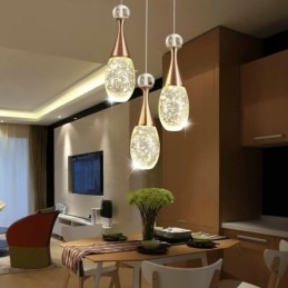 Κρεμαστό φωτιστικό από Seeded Glass Teardop Cluster