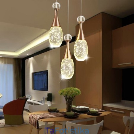 Κρεμαστό φωτιστικό από Seeded Glass Teardop Cluster Κρεμαστό φωτιστικό από Seeded Glass Teardop Cluster