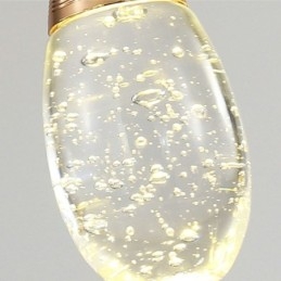 Κρεμαστό φωτιστικό από Seeded Glass Teardop Cluster