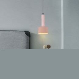 Μοντέρνο απλό κρεμαστό φως Φωτιστικό κυλίνδρου σε σχήμα Φωτιστικό αλουμινίου