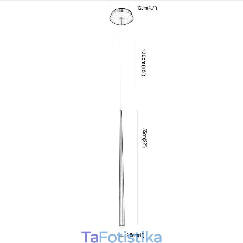 Σύγχρονο κρεμαστό φως σε σχήμα κυλίνδρου φωτιστικό Meteor Rain Lighting