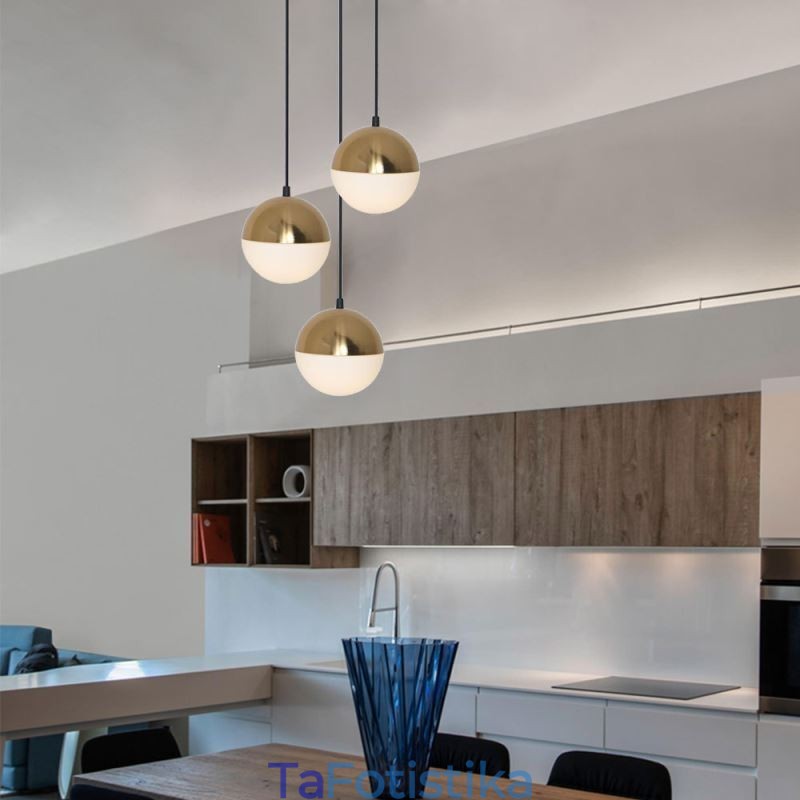 Nordic Ball Cluster κρεμαστό φως Μοντέρνος δημιουργικός στρογγυλός φωτισμός λάμπας
