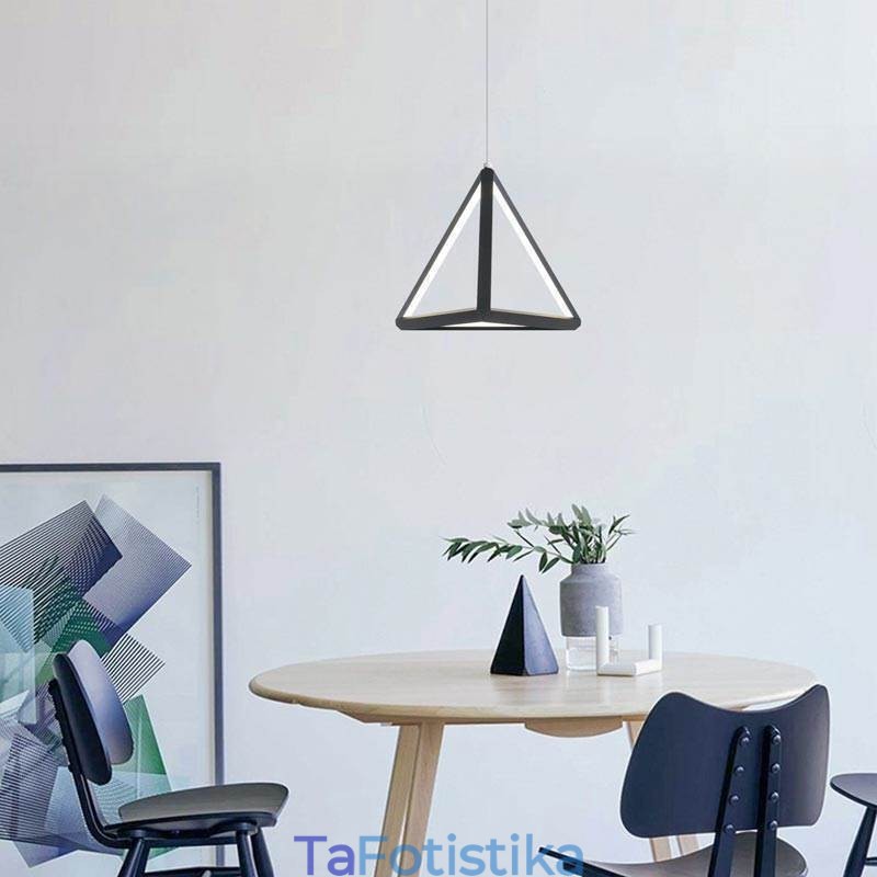 Μεταμοντέρνο Κρεμαστό Φωτιστικό Γεωμετρικό Τριγωνικό Φωτιστικό Δημιουργικό Φωτιστικό