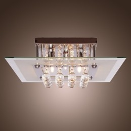 Φωτιστικό Οροφής Μοντέρνο Crystal Living 5 Φωτιστικά