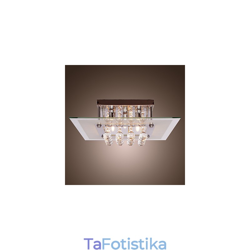 Φωτιστικό Οροφής Μοντέρνο Crystal Living 5 Φωτιστικά