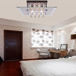 Φωτιστικό Οροφής Μοντέρνο Crystal Living 5 Φωτιστικά