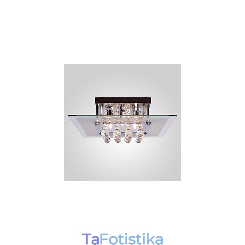 Φωτιστικό Οροφής Μοντέρνο Crystal Living 5 Φωτιστικά