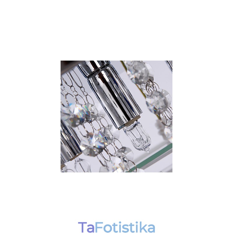 Φωτιστικό Οροφής Μοντέρνο Crystal Living 5 Φωτιστικά