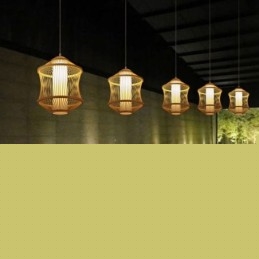 Κρεμαστό φως Visual Comfort Bamboo Cage