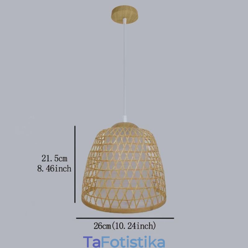 Κρεμαστό φως Visual Comfort Dome Bamboo