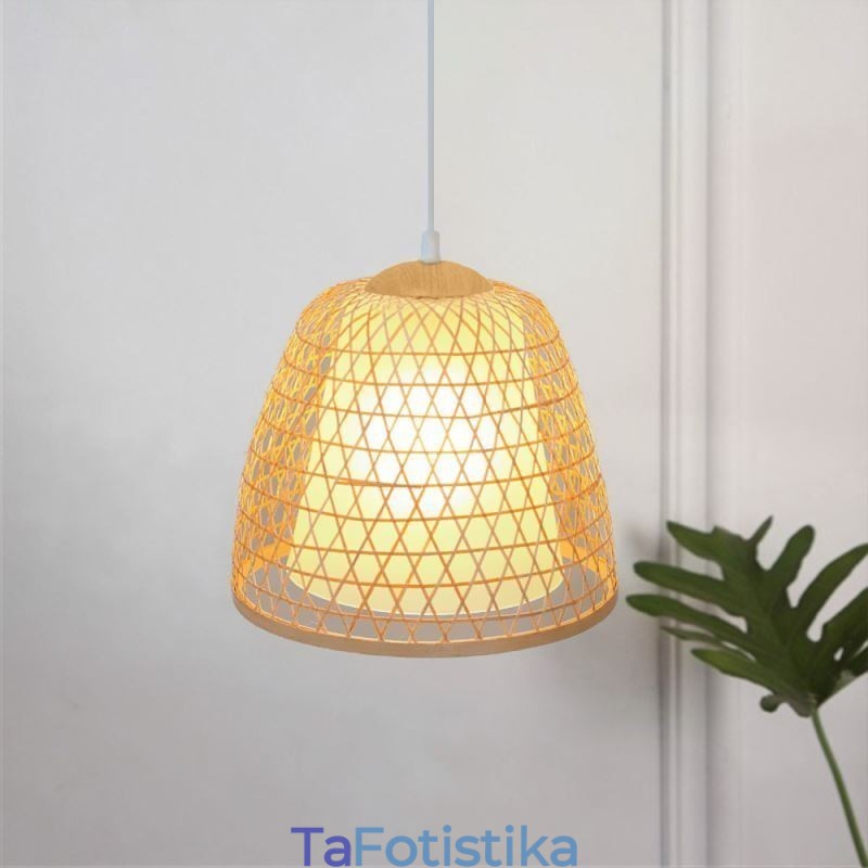 Κρεμαστό φως Visual Comfort Dome Bamboo