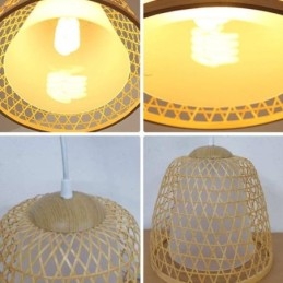 Κρεμαστό φως Visual Comfort Dome Bamboo