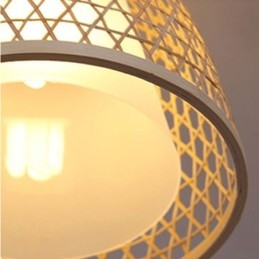 Κρεμαστό φως Visual Comfort Dome Bamboo
