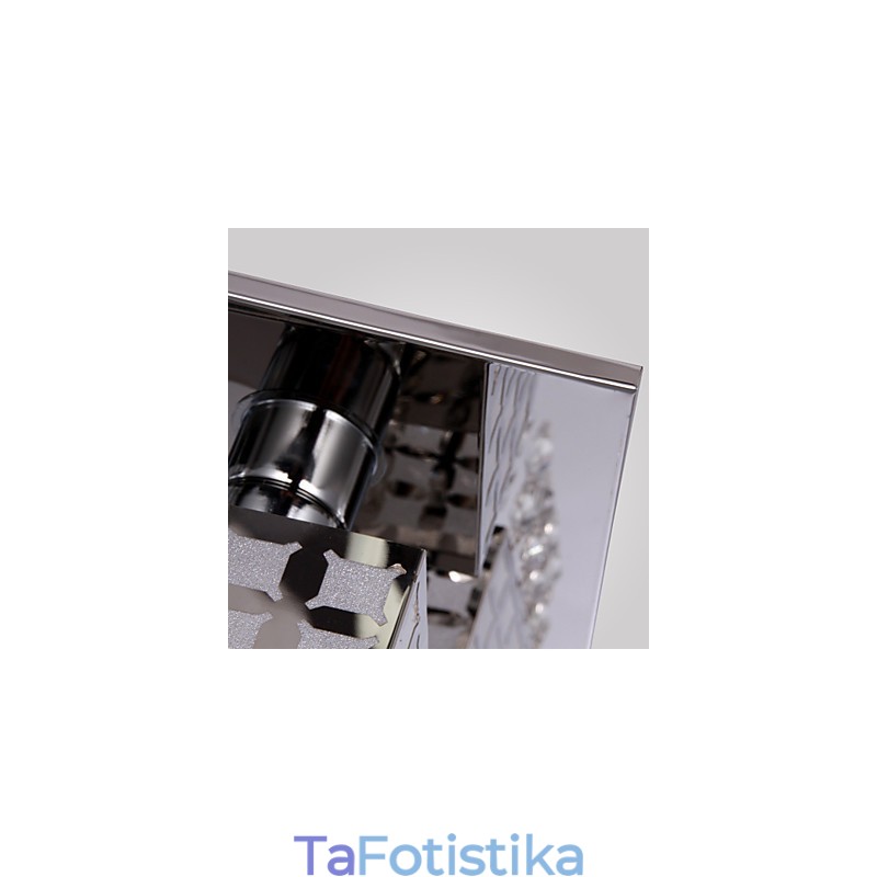 Πολυέλαιος Μοντέρνο Κρυστάλλινο Ανοξείδωτο Living 4 Φωτιστικά