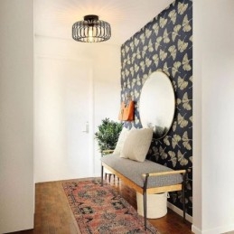 Φωτιστικό οροφής Simple Flush Mount Iron Bird Cage