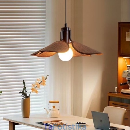 Nordic κρεμαστό φωτιστικό Wabi Sabi Style Fabric αμπαζούρ Διακοσμητικό φωτιστικό οροφής Nordic κρεμαστό φωτιστικό Wabi Sabi Style Fabric αμπαζούρ Διακοσμητικό φωτιστικό οροφής