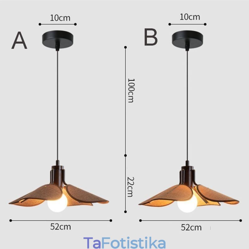 Nordic κρεμαστό φωτιστικό Wabi Sabi Style Fabric αμπαζούρ Διακοσμητικό φωτιστικό οροφής