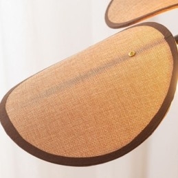 Nordic κρεμαστό φωτιστικό Wabi Sabi Style Fabric αμπαζούρ Διακοσμητικό φωτιστικό οροφής