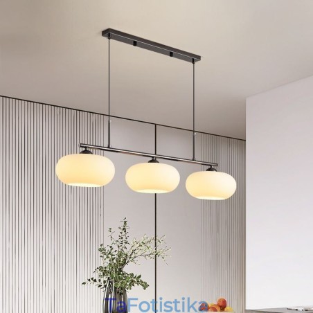 Φωτιστικό κρεμαστό από Nordic Glass Δημιουργικό φωτιστικό οροφής από σφυρήλατο σίδερο Φωτιστικό κρεμαστό από Nordic Glass Δημιουργικό φωτιστικό οροφής από σφυρήλατο σίδερο
