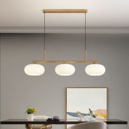 Φωτιστικό κρεμαστό από Nordic Glass Δημιουργικό φωτιστικό οροφής από σφυρήλατο σίδερο