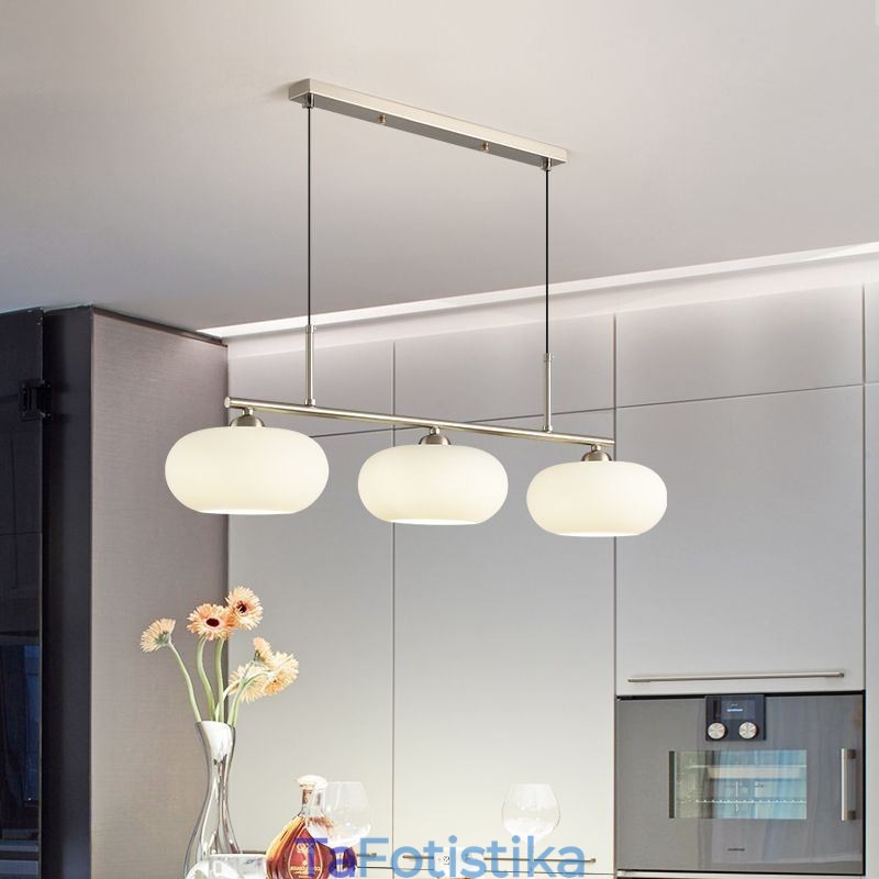 Φωτιστικό κρεμαστό από Nordic Glass Δημιουργικό φωτιστικό οροφής από σφυρήλατο σίδερο
