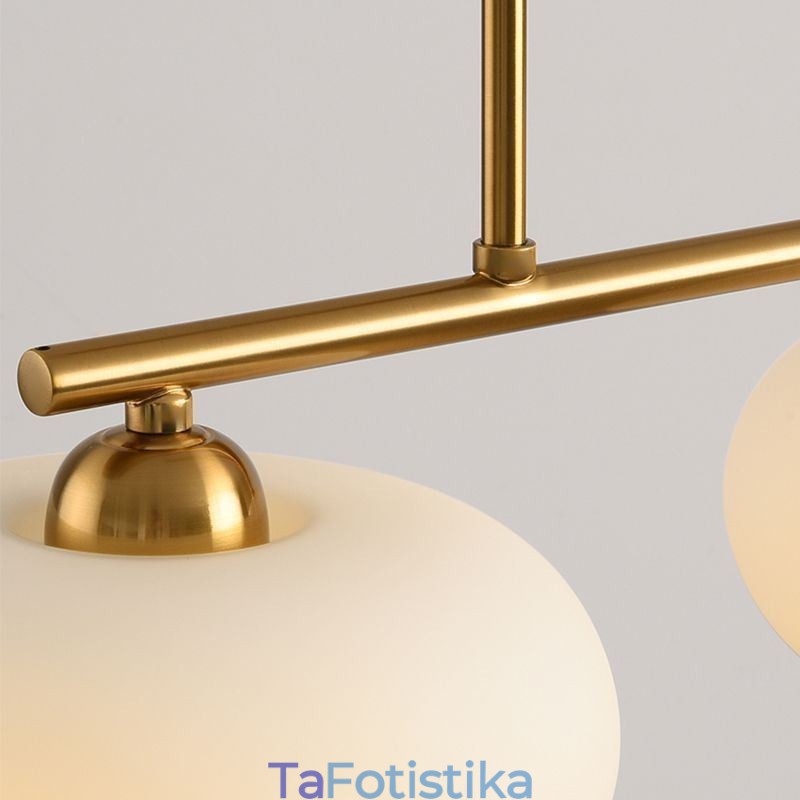 Φωτιστικό κρεμαστό από Nordic Glass Δημιουργικό φωτιστικό οροφής από σφυρήλατο σίδερο
