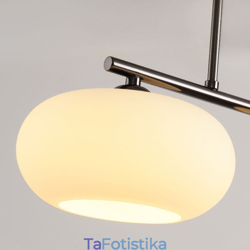 Φωτιστικό κρεμαστό από Nordic Glass Δημιουργικό φωτιστικό οροφής από σφυρήλατο σίδερο