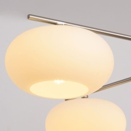 Φωτιστικό κρεμαστό από Nordic Glass Δημιουργικό φωτιστικό οροφής από σφυρήλατο σίδερο