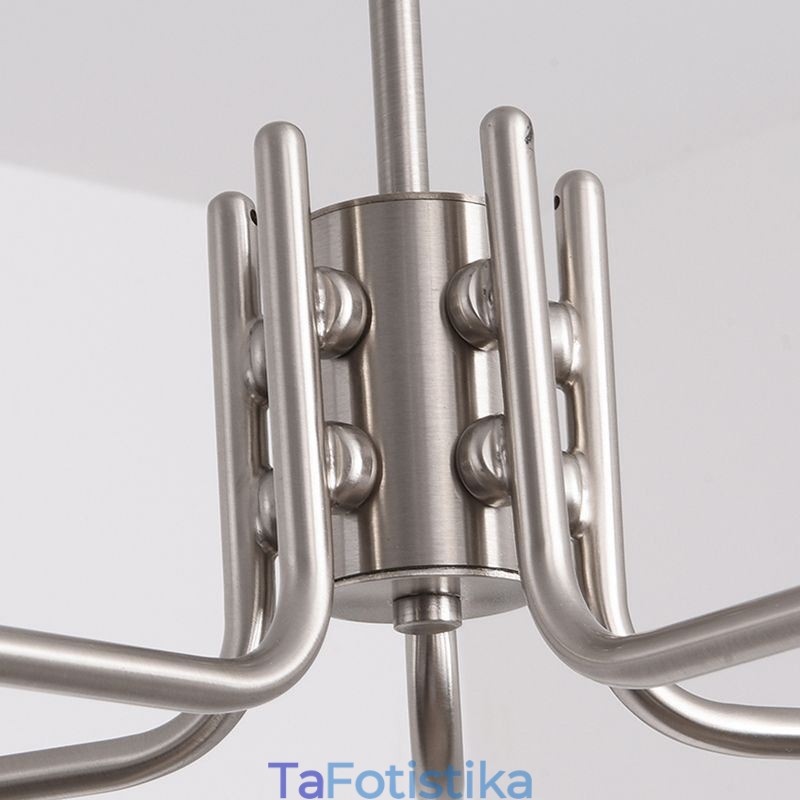 Φωτιστικό κρεμαστό από Nordic Glass Δημιουργικό φωτιστικό οροφής από σφυρήλατο σίδερο